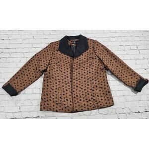 Scott Taylor Black Brown Blazer Jacket WOMENS SIZE 1X